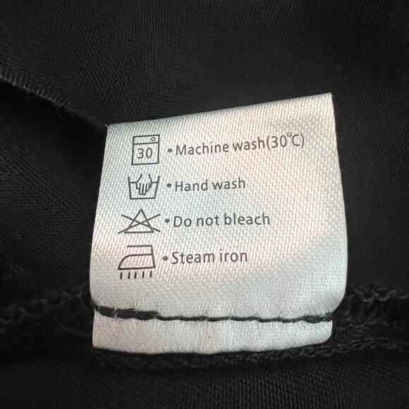 Merokeety Womens Maxi Dress Small Smocked Tiered Dark Cottage Dark Fairy Whimsy - Picture 13 of 15